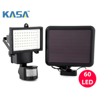 Kasa 60 LED Solar Motion Sensor Light Flood Spotlight Adjustable Outdoor Garden