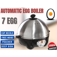 AUTOMATIC  STAINLESS STEEL 7 EGG BOILER creates PERFECT Eggs