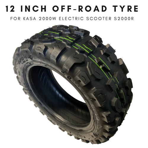 12″ Off-Road Replacement Tyre Mud Terrain for Kasa 2000w Electric Scooter S2000r
