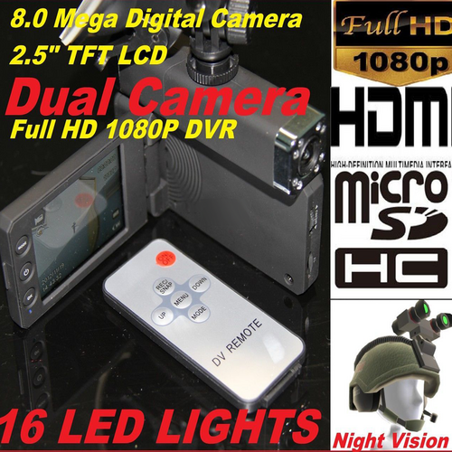 New Pro Series DUAL CAR CAM DVR HD 1080P Video Recorder Blackbox Camera 8 Mega!!